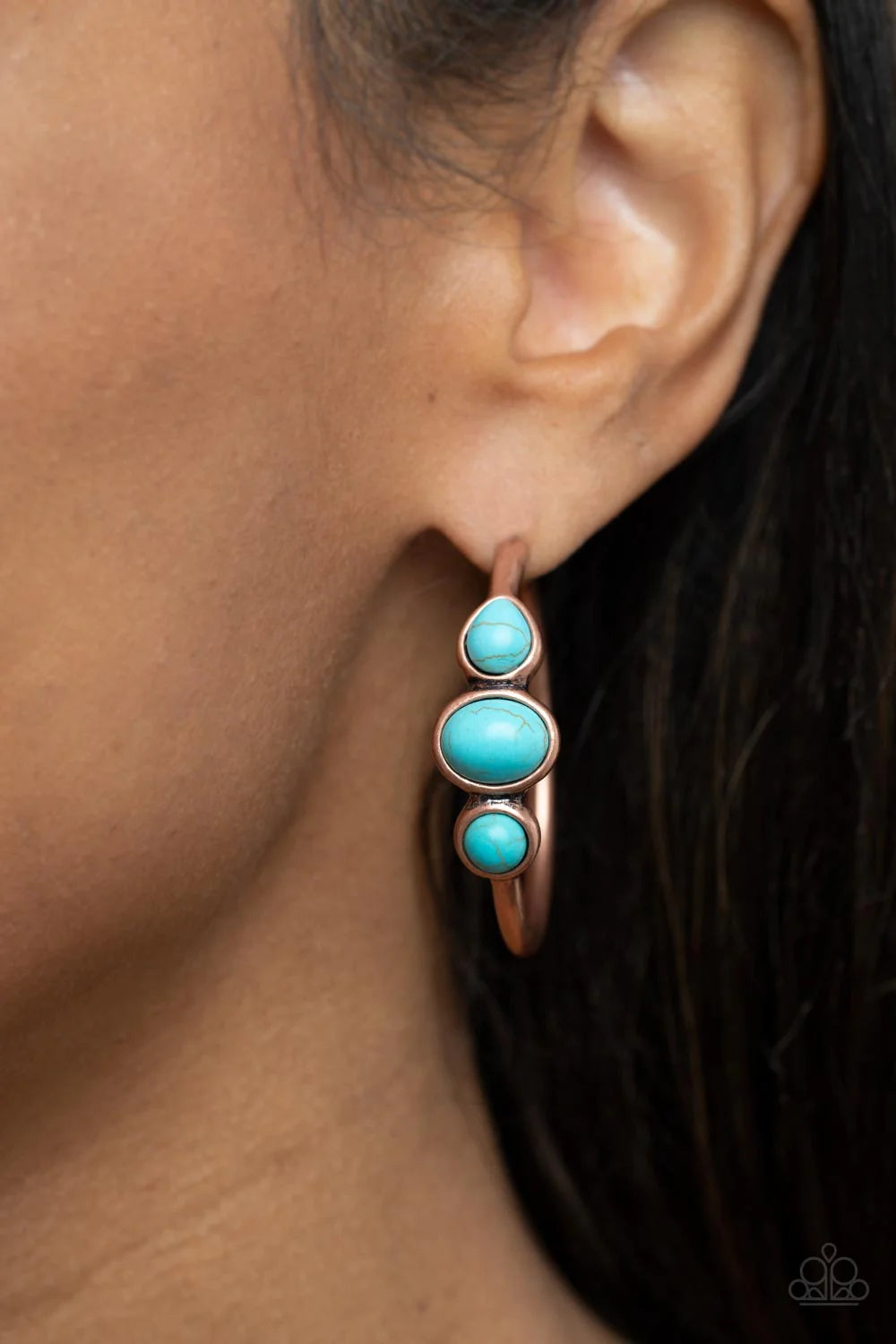 Dusky Charmer - Copper Earring