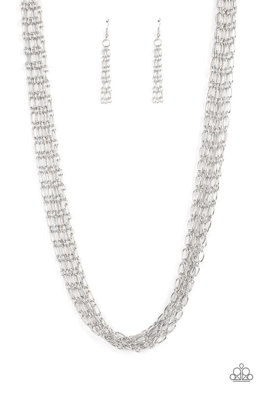 Dynamite Dynamo Silver Necklace