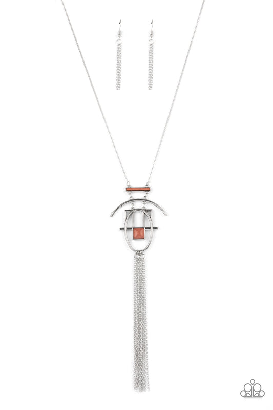 Eco Echoes - Brown Necklace