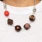 Eco Extravaganza Red Necklace