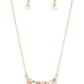 Effervescently Divine - Gold Necklace