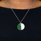 Elegantly Eclipsed Green Necklace