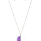 Elegantly Eclipsed Purple Necklace