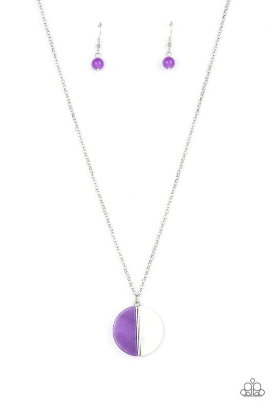 Elegantly Eclipsed Purple Necklace