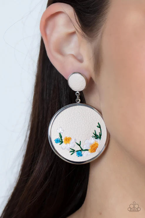 Embroidered Gardens Multi Earring