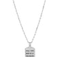 Empire State of Mind - Silver Necklace