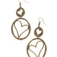 Enchanting Echo - Brass Earring