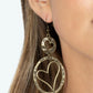 Enchanting Echo - Brass Earring