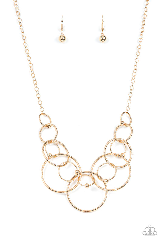 Encircled in Elegance Gold Necklace