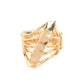 Encrypted Edge Gold Ring