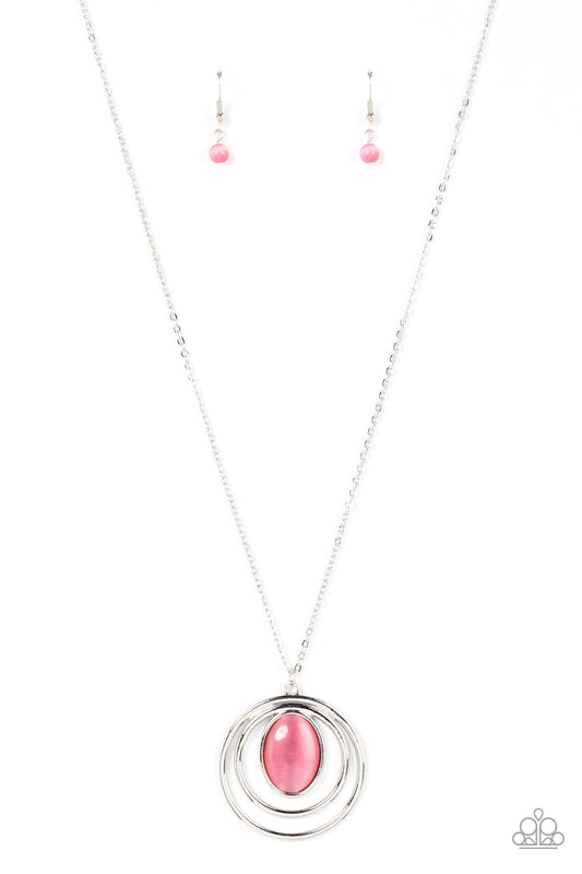 Epicenter of Elegance - Pink Necklace