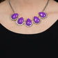 Ethereal Exaggerations - Purple Necklace