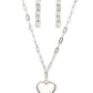 Everlasting Endearment - White Necklace
