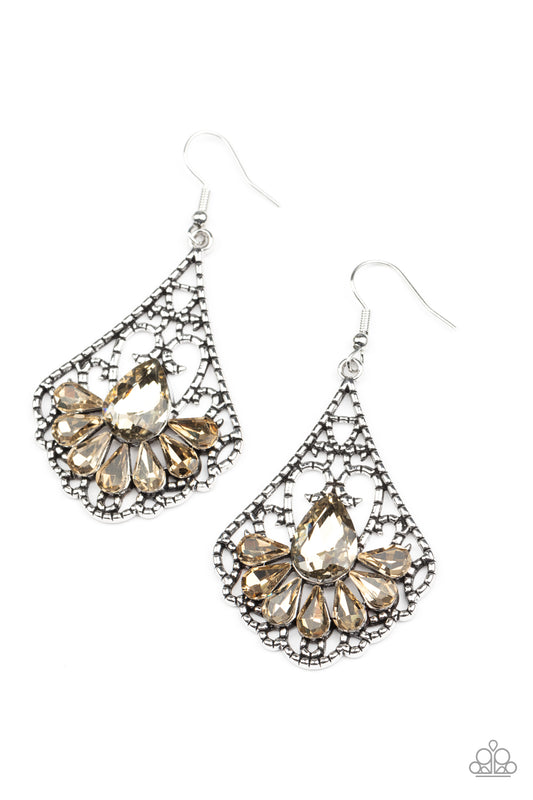 Exemplary Elegance - Brown Earring