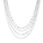 Extravagant Elegance - Silver Necklace