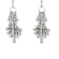 Fan of Glam - White Earring