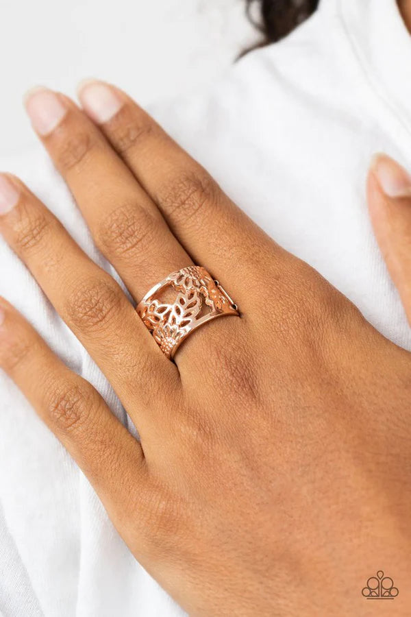 Farmhouse Foliage - Rose Gold Ring