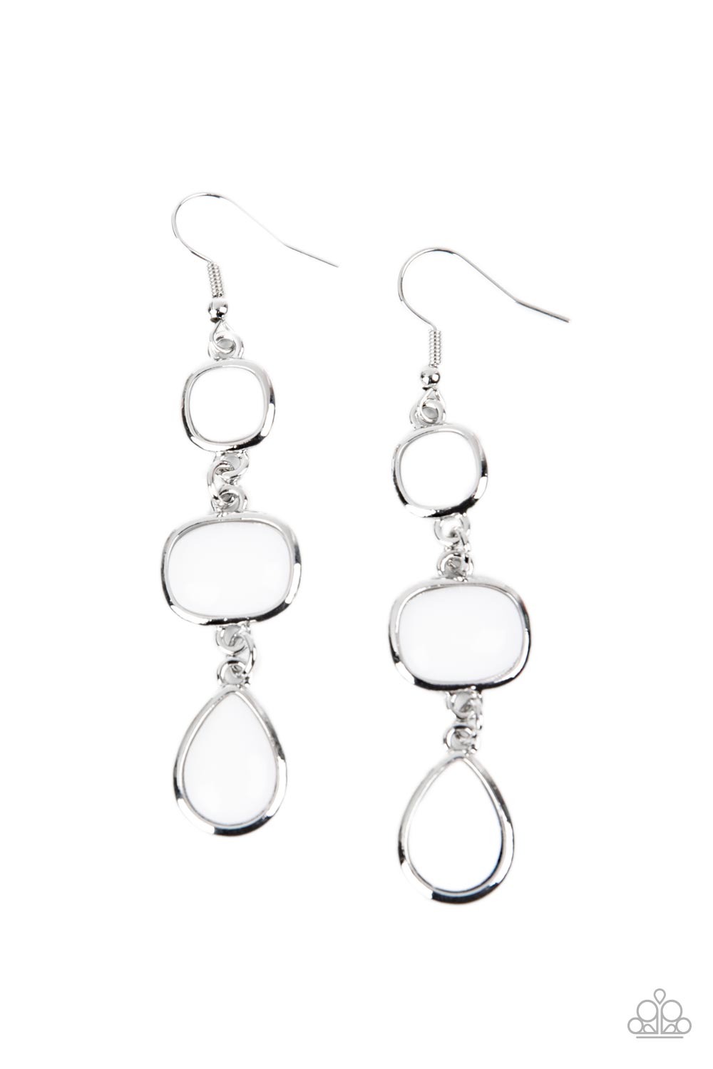 Fashion Frolic - White Earring