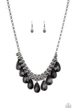 Fashionista Flair Gun Metal Necklace