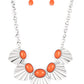 Fearlessly Ferocious - Orange Necklace