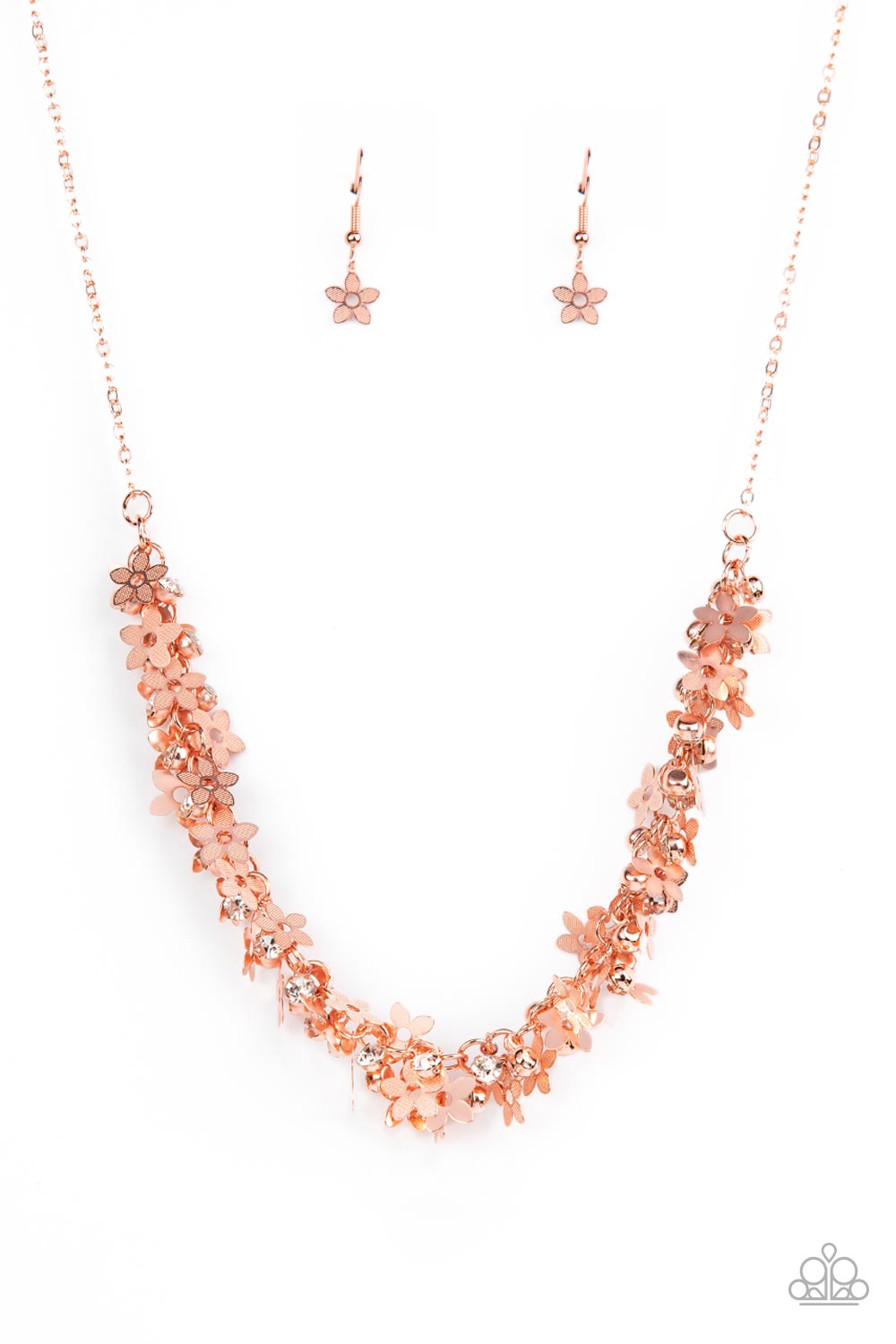 Fearlessly Floral Copper Necklace