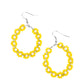 Festively Flower Child Yellow Earring