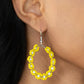 Festively Flower Child Yellow Earring
