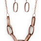 Fiercely Flexing - Copper Necklace