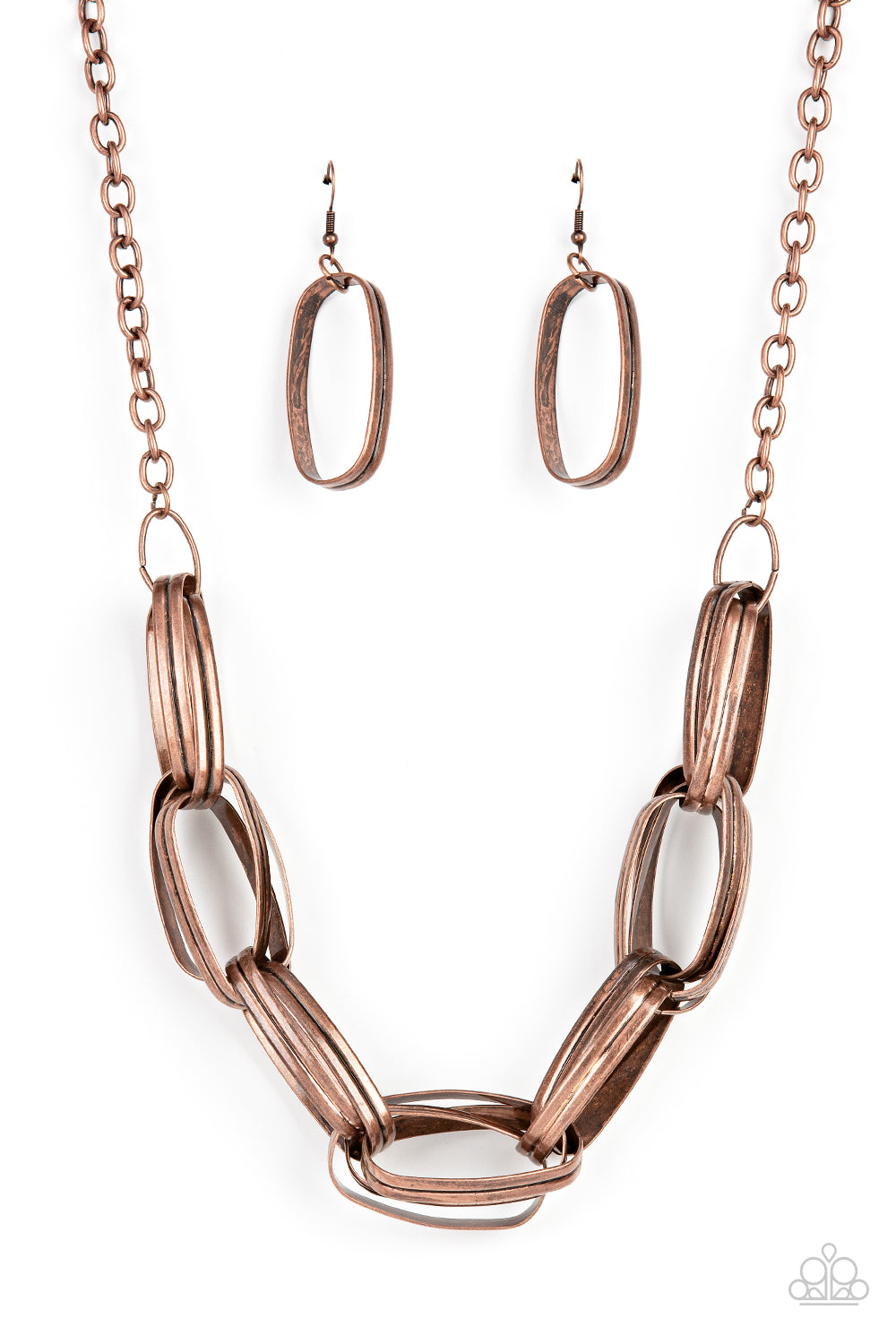 Fiercely Flexing - Copper Necklace