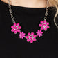 Flamboyantly Flowering - Pink Necklace