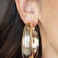 Flat Out Flawless - Gold Earring