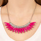 Flauntable Flamboyance - Pink Necklace