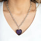Flirtatiously Flashy - Purple Necklace
