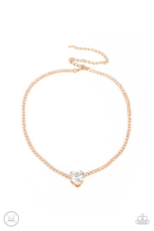 Flirty Fiancé - Gold Necklace