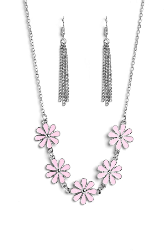 Flora Fantasy - Pink Necklace