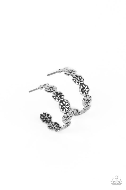 Floral Fad - Silver Earring