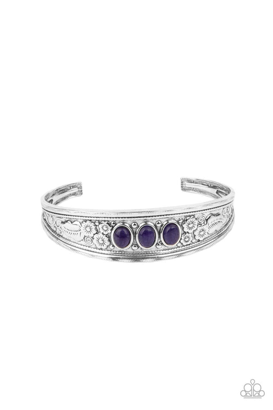 Flower Patch Picnic - Purple Bracelet