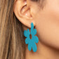 Flower Power Fantasy - Blue Earring