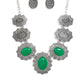 Forever and EVERGLADE Green Necklace