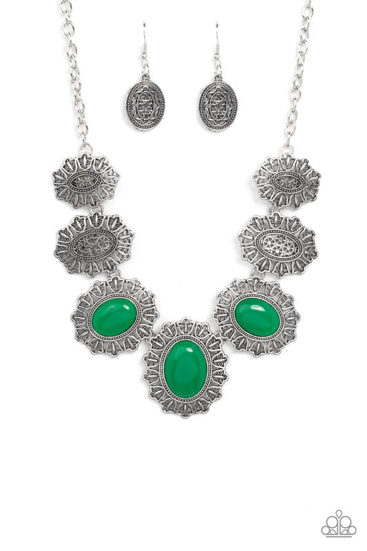 Forever and EVERGLADE Green Necklace