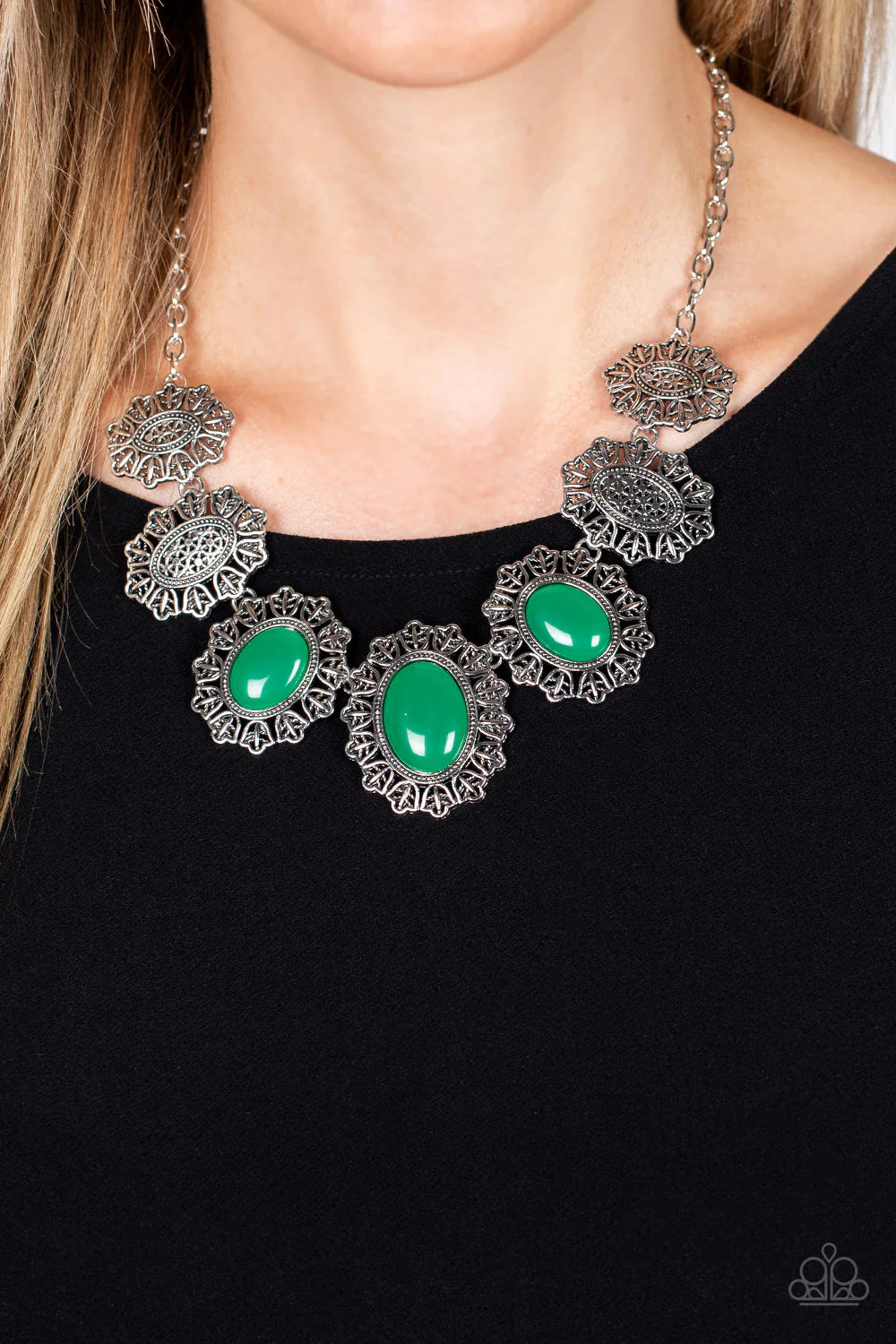 Forever and EVERGLADE Green Necklace