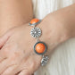 Fredonia Flower Patch - Orange Bracelet