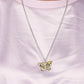 Free-Flying Flutter - Yellow Necklace