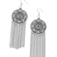 Fringe Control - Silver Earring