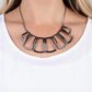 Full-Fledged Framed - Gun Metal Necklace