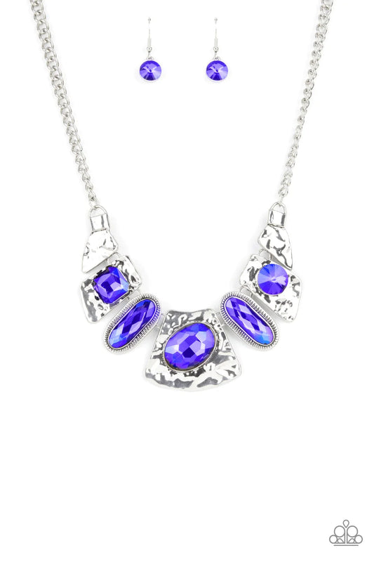 Futuristic Fashionista - Blue Necklace