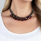 Galactic Knockout - Purple Necklace