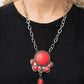 Geographically Gorgeous Red Necklace