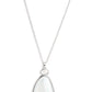 Geometric Glow - White Necklace
