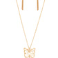 Gives Me Butterflies - Gold Lanyard